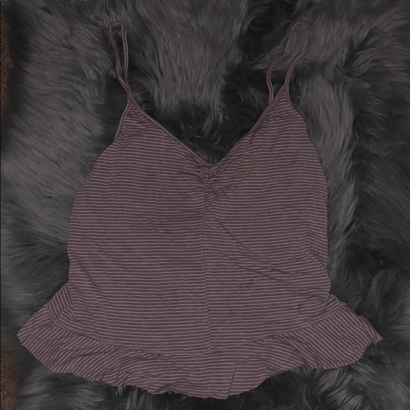 American Eagle Outfitters Tops - Pink and White Tank from American Eagle